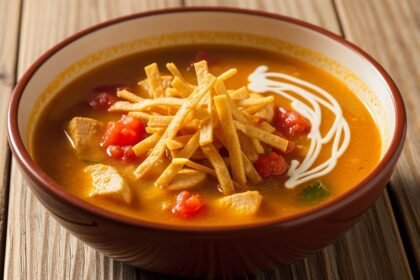 comforting tortilla soup cozy nights