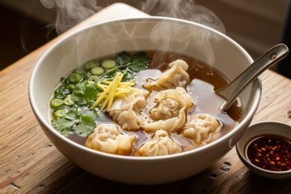comforting wonton soup for winter