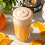 creamy refreshing orange summer drink