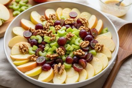 guilt free waldorf salad craving worthy