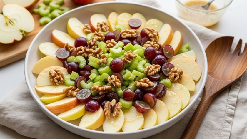 guilt free waldorf salad craving worthy