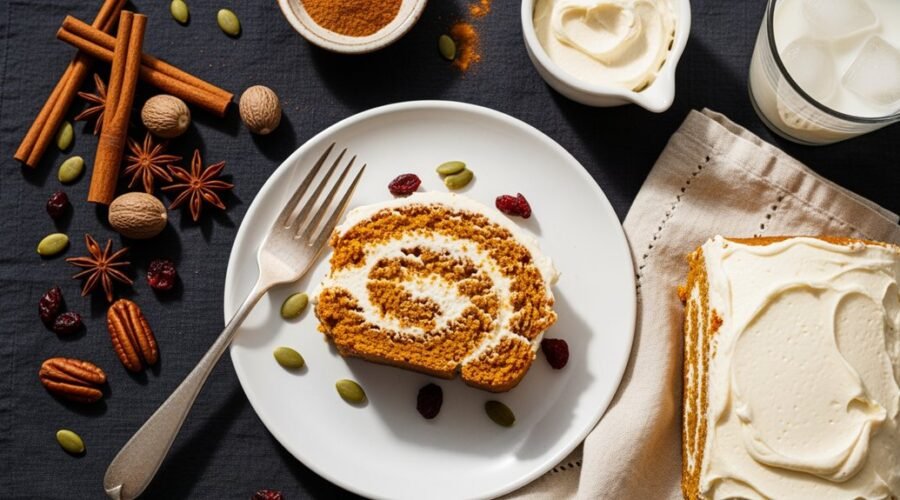 seasonal autumnal pumpkin dessert recipe