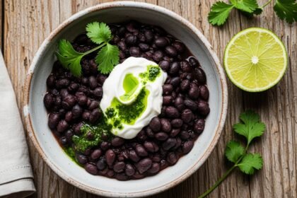 smoky comforting black bean recipe