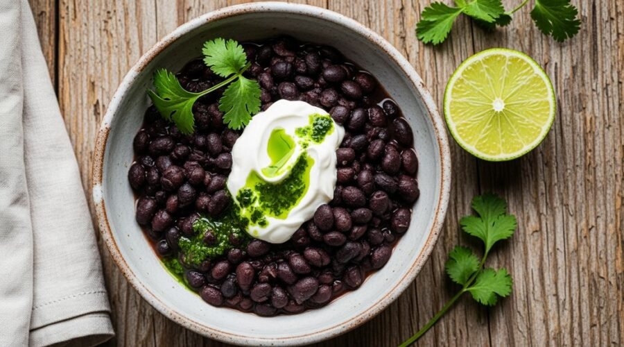 smoky comforting black bean recipe